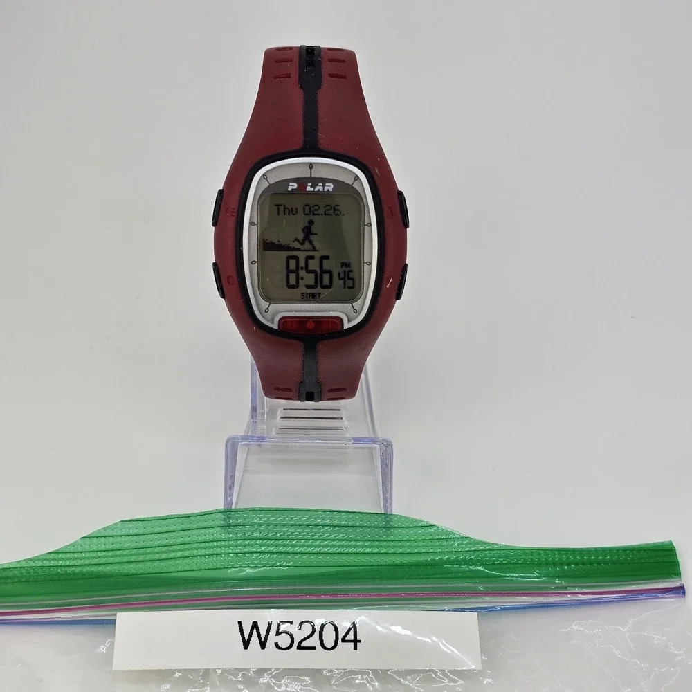 Polar RS 200 Heart Rate Monitor Fitness Activity Tracker Unisex Watch NewBattery